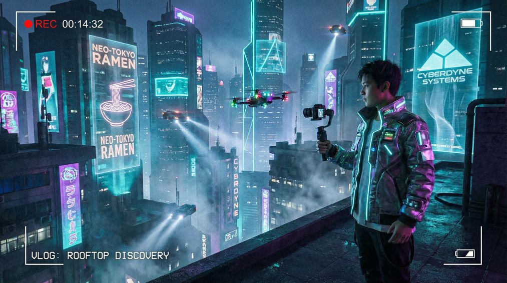 同人动漫城市探索vlog视频